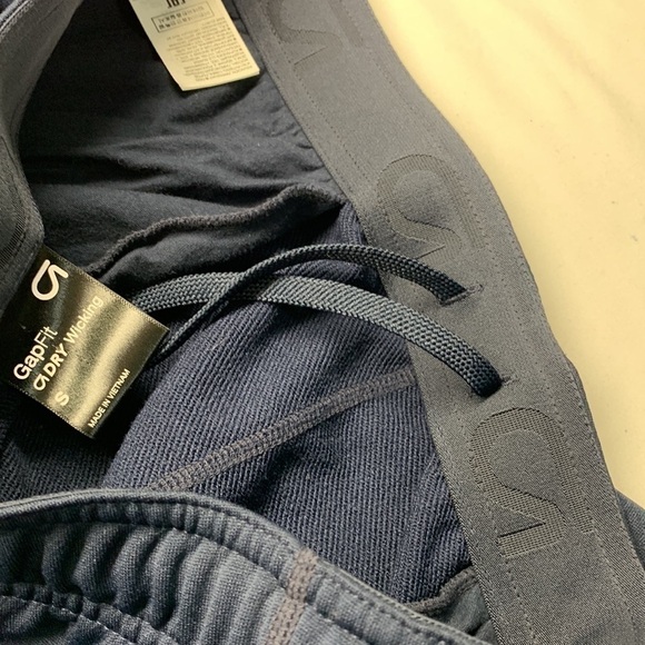 Gap Fit Core Trainer Dry Wicking Activewear Pants Small Navy Blue - Picture 7 of 11